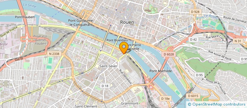 localisation de l'entreprise E.A. INVESTISSEMENT à ROUEN