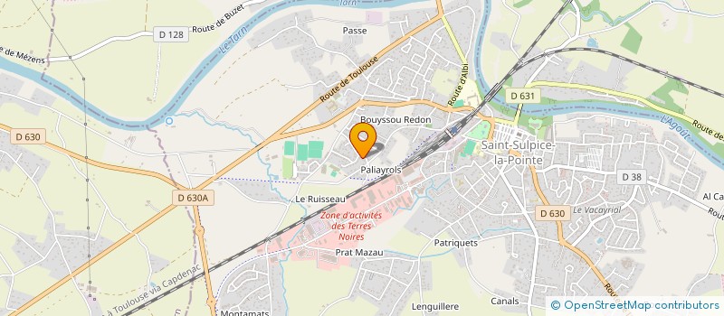 localisation de l'entreprise E.A.M.L  SAINT-SULPICE-LA-POINTE