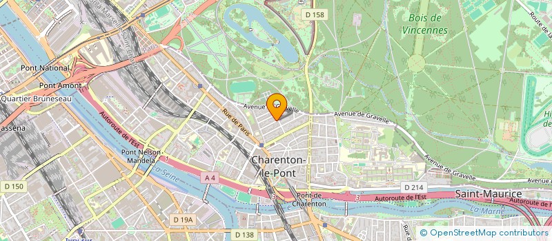 localisation de l'entreprise E&A MANAGEMENT  SAINT-MAURICE