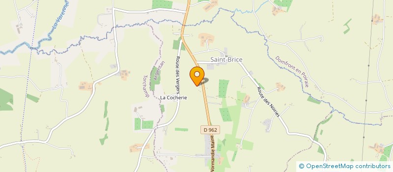 localisation de l'entreprise E A N B à DOMFRONT-EN-POIRAIE