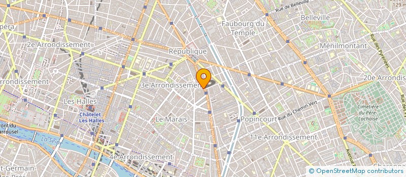 localisation de l'entreprise E.A.O.UNIVERSEL à PARIS