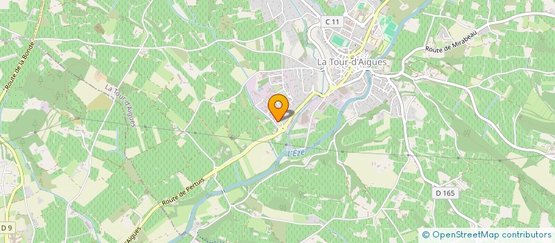 localisation de l'entreprise E.A. PARTENARIAT  LA TOUR D'AIGUES