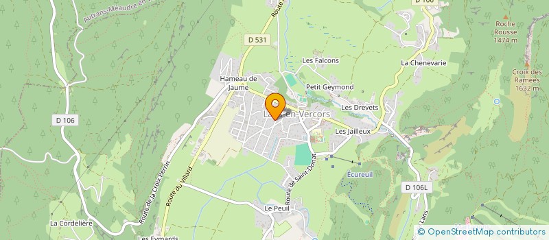 localisation de l'entreprise E&A PELLERIN COMPANY  LANS-EN-VERCORS