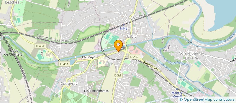 localisation de l'entreprise E.A.R.C à ESBLY