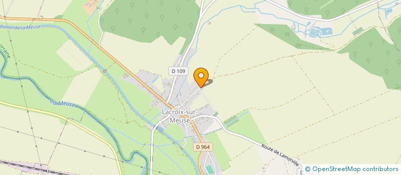 localisation de l'entreprise E.A.R.L. DE L'AVENIR à LACROIX-SUR-MEUSE