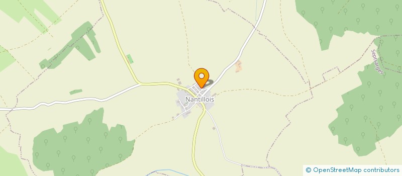 localisation de l'entreprise E.A.R.L. DE L'ORPHEE à NANTILLOIS