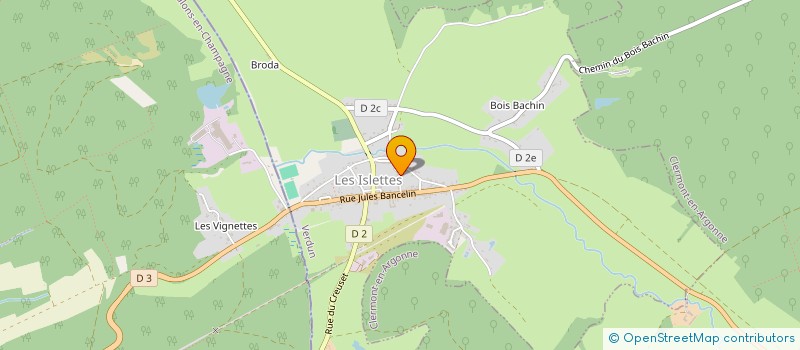 localisation de l'entreprise E.A.R.L. DE LA BARRIERE à NIXEVILLE-BLERCOURT