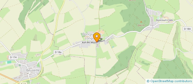 localisation de l'entreprise E.A.R.L. DE LA CROIX OURY  DONCOURT-LES-LONGUYON