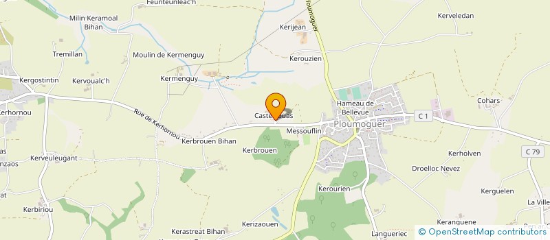 localisation de l'entreprise E.A.R.L DE LA FLEUR DE LAIT  PLOUMOGUER