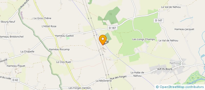 localisation de l'entreprise E.A.R.L. DE LA PETITE MAHAIRIE à NEHOU