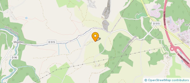 localisation de l'entreprise E.A.R.L. DE ROQUECANUDE  SAINT-BEAUZELY