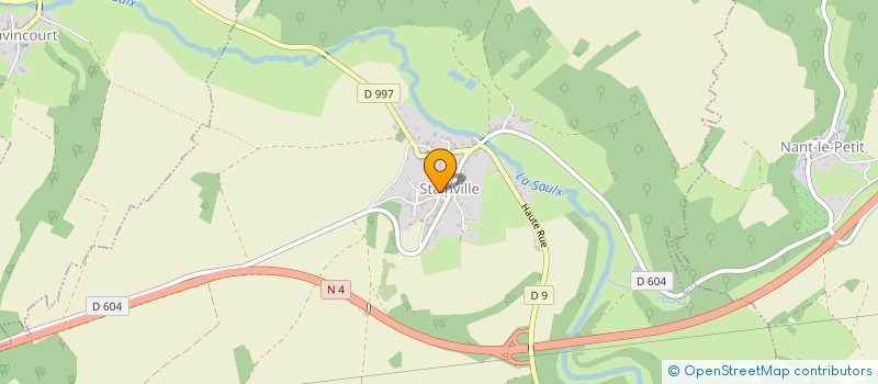 localisation de l'entreprise E.A.R.L. DES BLANCHES à SAULVAUX