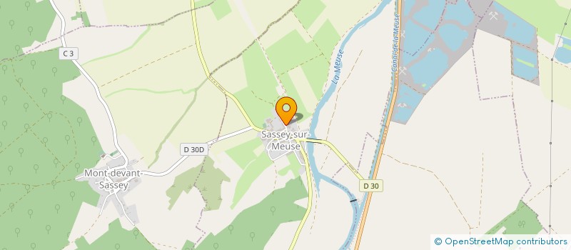localisation de l'entreprise E.A.R.L. DES MOLLETTES  SASSEY-SUR-MEUSE