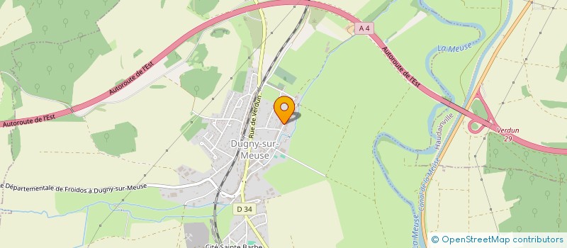 localisation de l'entreprise E.A.R.L. DES PIERRES à DUGNY-SUR-MEUSE