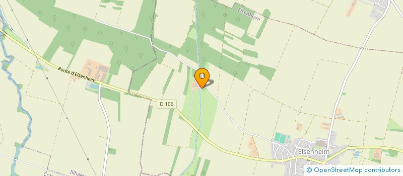 localisation de l'entreprise E.A.R.L. DU MOULIN D'ELSA  ELSENHEIM