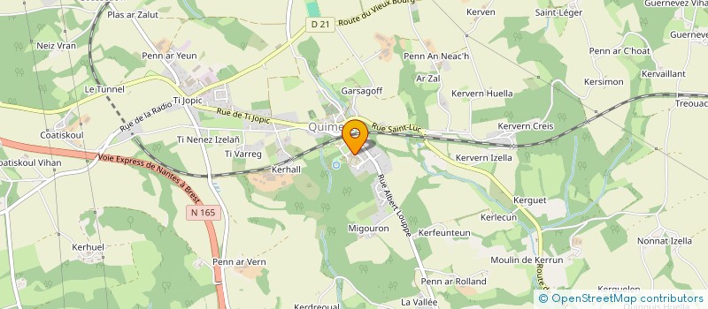 localisation de l'entreprise E.A.R.L KERNEIS  PONT-DE-BUIS-LES-QUIMERCH
