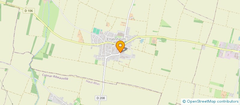 localisation de l'entreprise E.A.R.L. LA FERME D'ELSA  ELSENHEIM