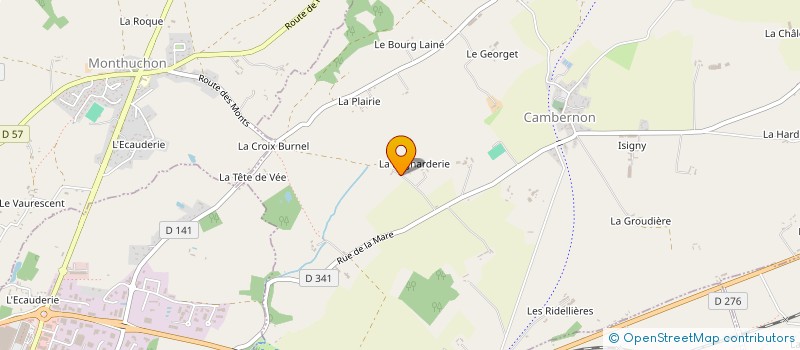 localisation de l'entreprise E.A.R.L. LE QUERTIER à CAMBERNON