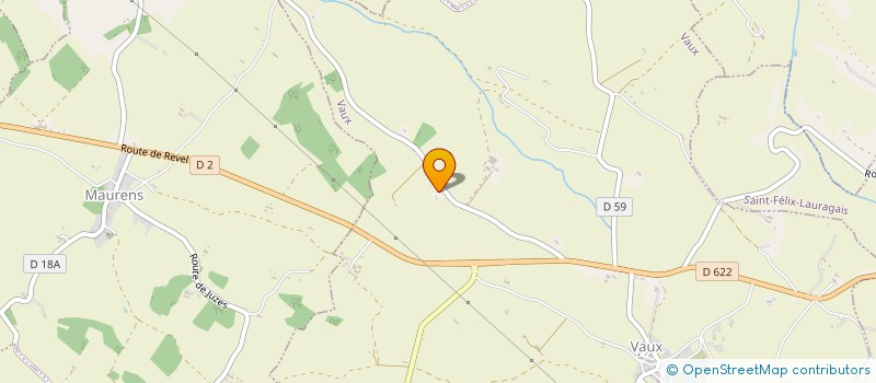 localisation de l'entreprise E.A.R.L. MONTPLAISIR BIO  FALGA