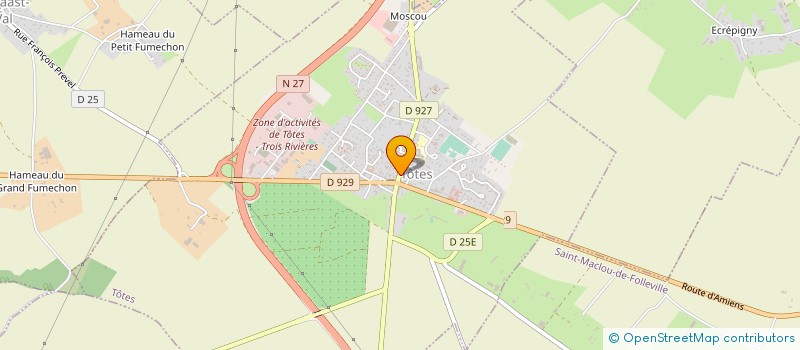 localisation de l'entreprise E.A.R.L. MULLIE à BUTOT