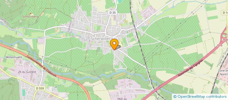 localisation de l'entreprise E.A.R.L. SENGLER FRERES  SCHERWILLER