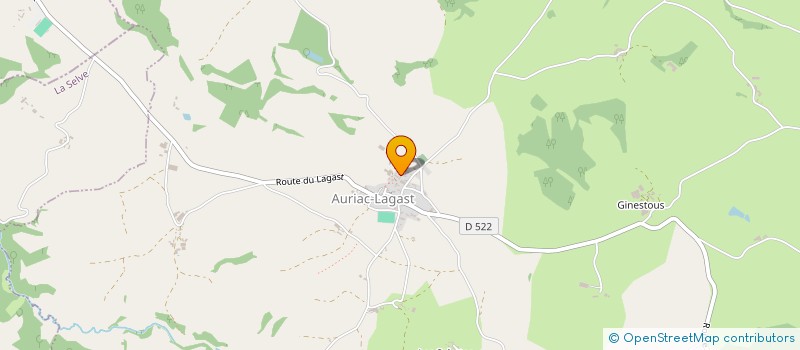 localisation de l'entreprise E.A.R.L. SINGLA JEAN-PIERRE  AURIAC-LAGAST