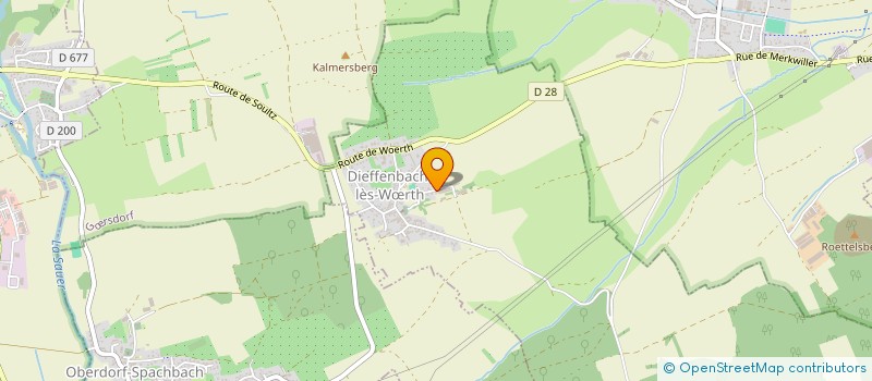 localisation de l'entreprise E.A.R.L. WEISBECKER  DIEFFENBACH-LES-WRTH