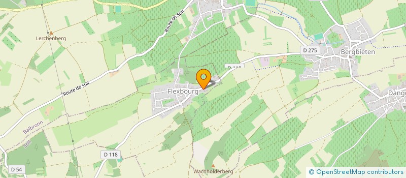 localisation de l'entreprise E.A.R.L. WILDBAECHEL  FLEXBOURG