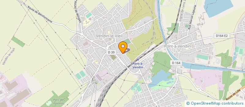 localisation de l'entreprise E.A.S  VENDIN LE VIEIL