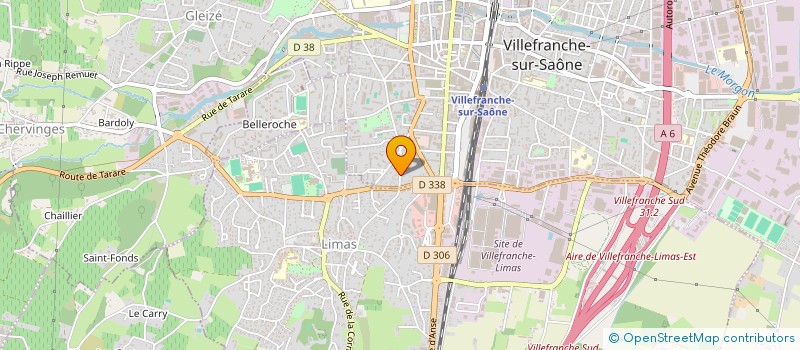 localisation de l'entreprise E-ALARMES SERVICES à VILLEFRANCHE-SUR-SAONE
