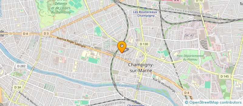 localisation de l'entreprise E-AMBITION  CHAMPIGNY-SUR-MARNE