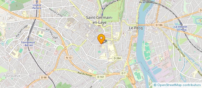 localisation de l'entreprise E AU CUBE  SAINT-GERMAIN-EN-LAYE