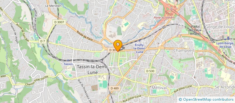 localisation de l'entreprise E AUBERT SARL à TASSIN-LA-DEMI-LUNE