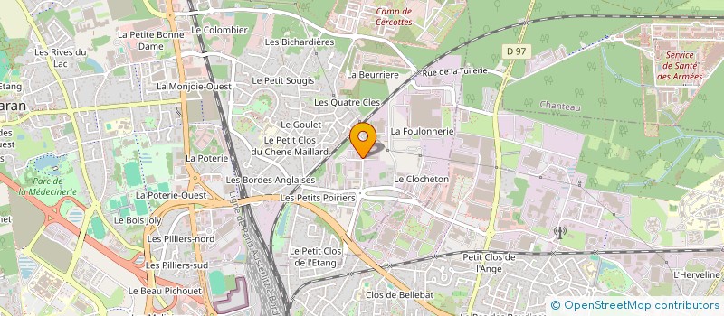 localisation de l'entreprise E AUTO à SARAN