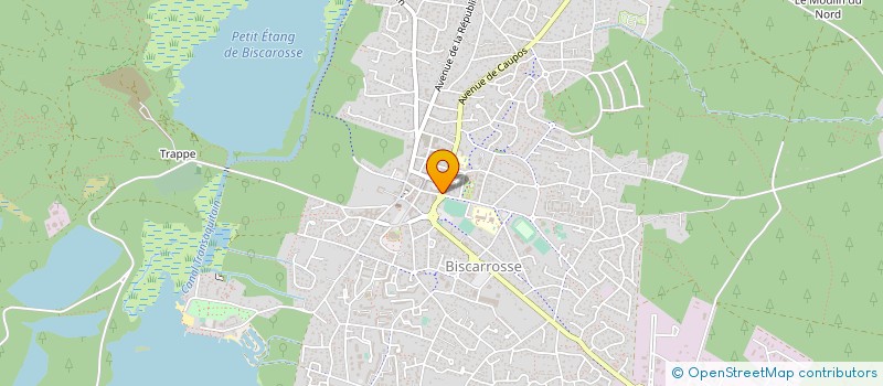localisation de l'entreprise E B  BISCARROSSE