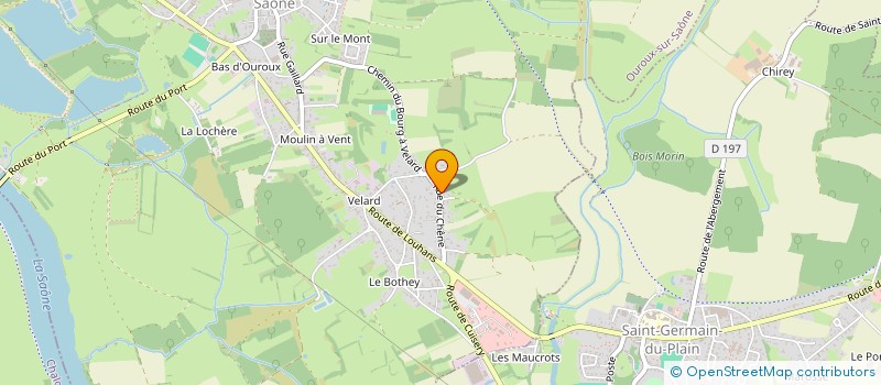 localisation de l'entreprise E&B  OUROUX-SUR-SAONE