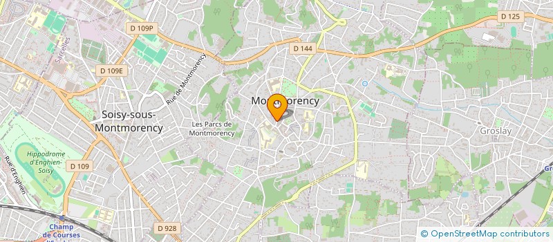 localisation de l'entreprise E.B.A.  MONTMORENCY