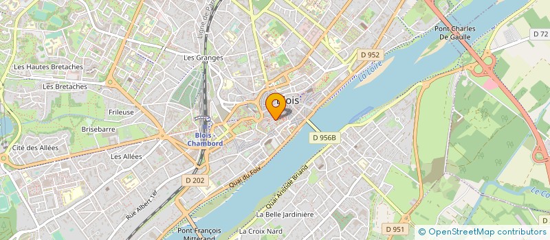localisation de l'entreprise E.B.A STRUCTURE  BLOIS