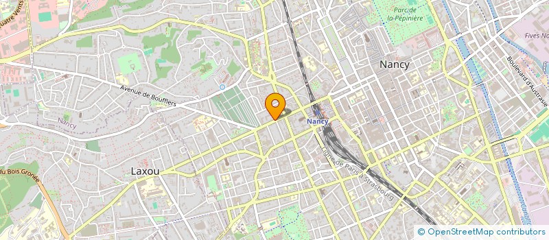 localisation de l'entreprise E.B AMENAGEMENT  NANCY