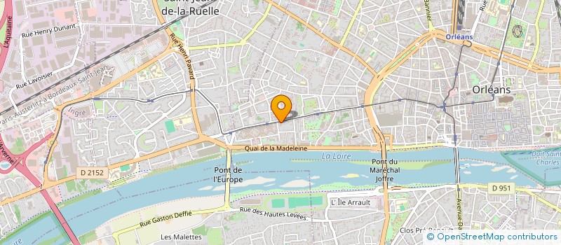 localisation de l'entreprise E.B.C.M. à ORLEANS