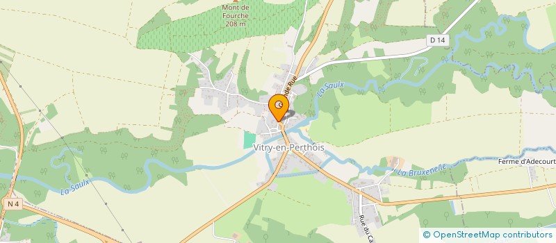 localisation de l'entreprise E B CLOUAGE  VITRY-EN-PERTHOIS