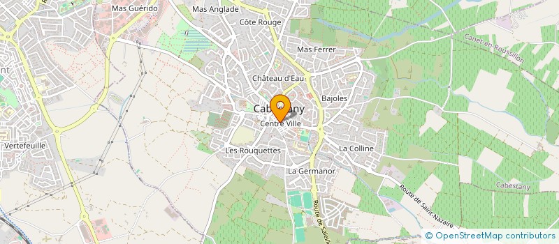 localisation de l'entreprise E.B.D. à CABESTANY