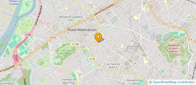 localisation de l'entreprise E.B.D. CONCEPT à RUEIL-MALMAISON