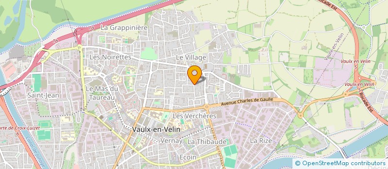 localisation de l'entreprise E B F  VAULX-EN-VELIN