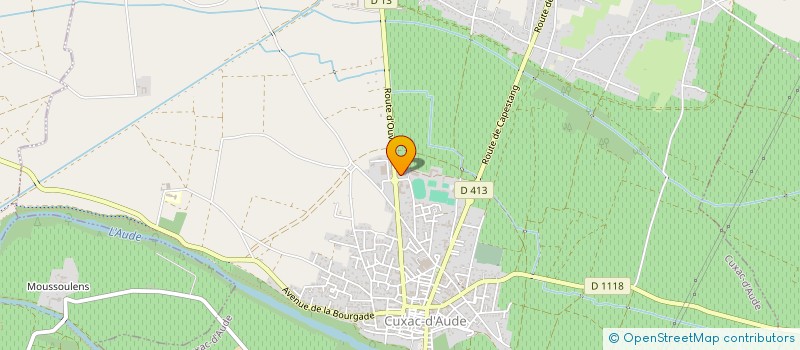 localisation de l'entreprise E.B. FERRONNERIE  CUXAC-D'AUDE