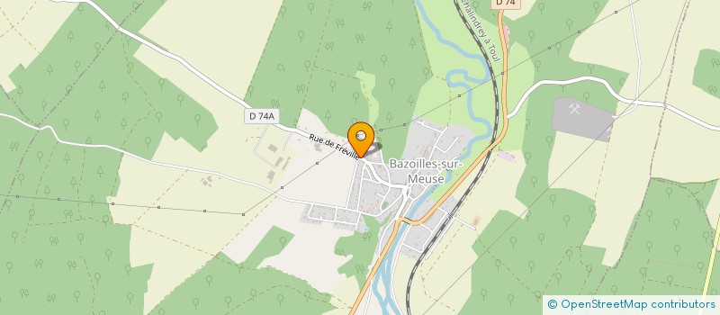 localisation de l'entreprise E B I à BAZOILLES-SUR-MEUSE