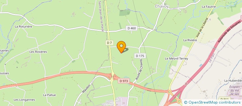 localisation de l'entreprise E.B.I.  PONTS