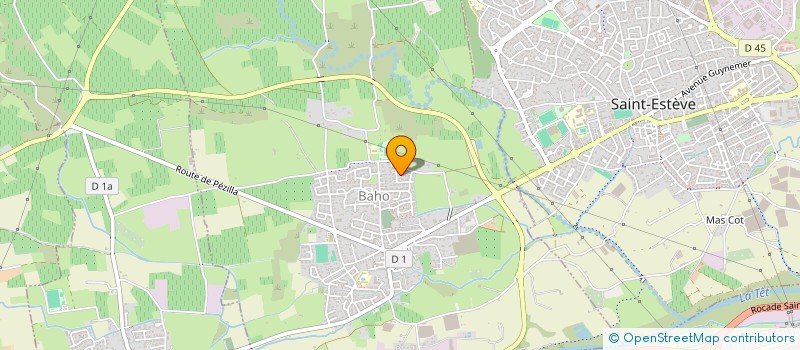 localisation de l'entreprise E.B. IMMO  BAHO