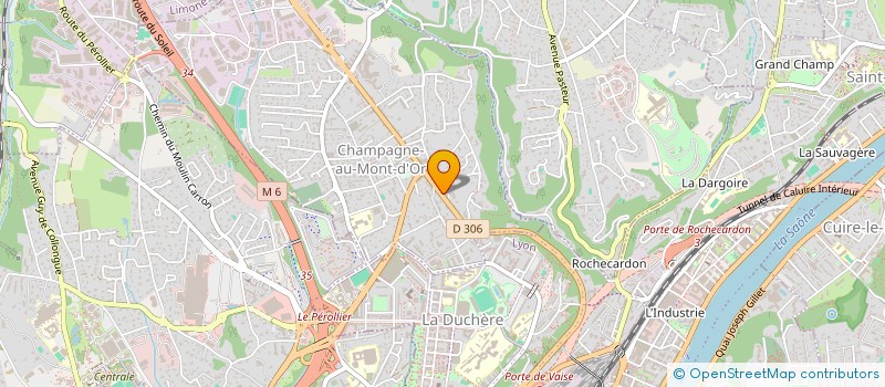 localisation de l'entreprise E.B. INVESTISSEMENTS  CHAMPAGNE-AU-MONT-D'OR