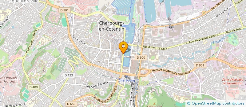 localisation de l'entreprise E.B.M  CHERBOURG-EN-COTENTIN